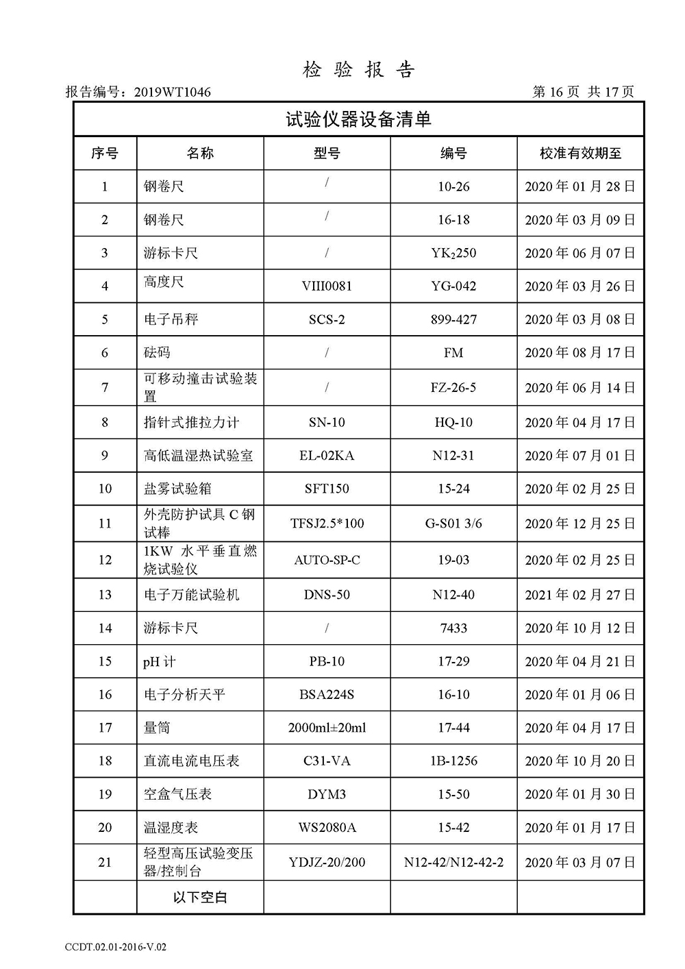 高分子桥架检测报告